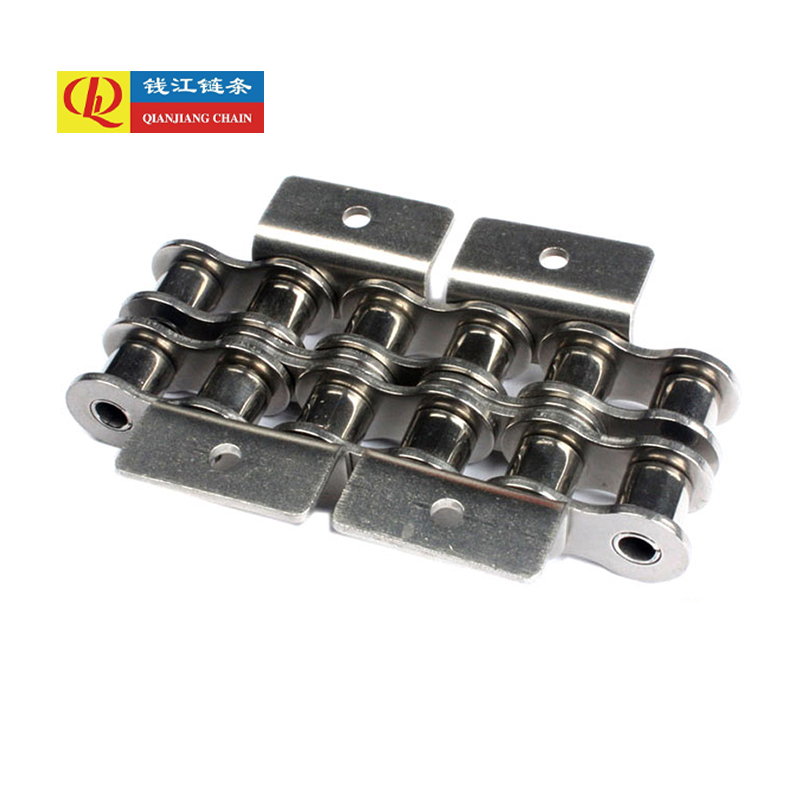 Acessórios de corrente transportadora de passo curto em aço inoxidável