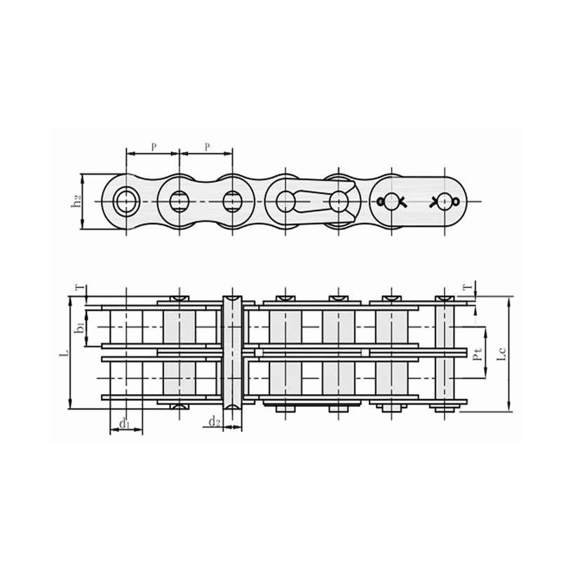 Corrente de estacionamento de alta resistência à tração