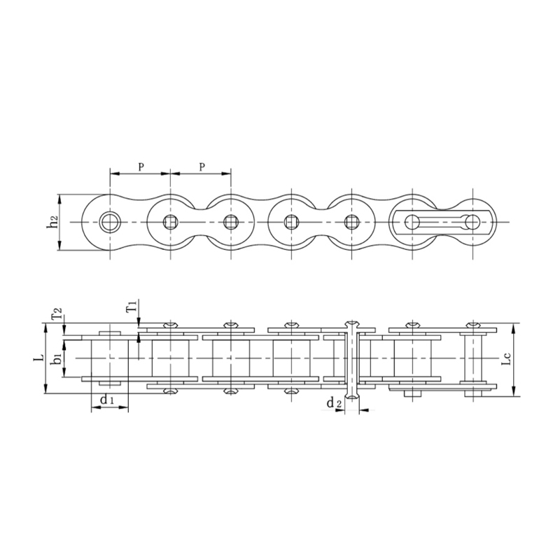 Correntes de motocicleta com anel de vedação